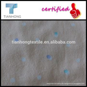 2016 Polka-Dot-design Jiangsu Spitzenmarke Indonesien Flanell Pyjama Baumwollstoff in reaktiven drucken